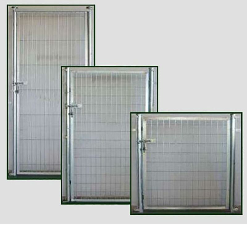 Puerta cercado sin zocalo malla soldada 0,80x2,00mt metal cincado Promallas