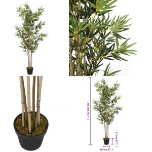 VIDAXL Árbol De Bambú Artificial Con 1380 Hojas Verde 200 Cm - Planta Artificial - Árbol De Bambú VIDAXL Árbol De Bambú Artificial Con 1380 Hojas Verde 200 Cm - Planta Artificial - Árbol De Bambú