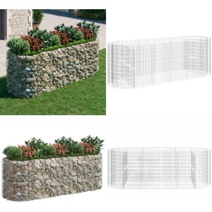 VIDAXL Arriate De Gaviones De Hierro Galvanizado 300x100x100 Cm - Jardín - Patio VIDAXL Arriate De Gaviones De Hierro Galvanizado 300x100x100 Cm - Jardín - Patio