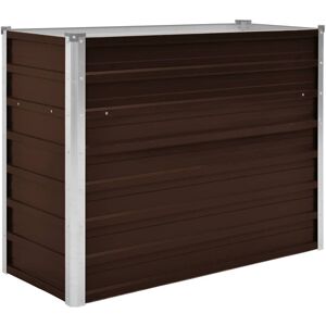 Arriate De Acero Galvanizado Marrón 100x40x77 Cm Vidaxl Arriate De Acero Galvanizado Marrón 100x40x77 Cm Vidaxl