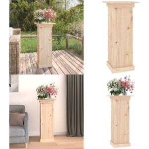 VIDAXL Soporte Para Plantas Madera Maciza De Pino 40x40x90 Cm - Soporte De Madera - Soporte Para Plantas VIDAXL Soporte Para Plantas Madera Maciza De Pino 40x40x90 Cm - Soporte De Madera - Soporte Para Plantas