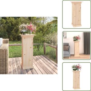 VIDAXL The Living Store Soporte Para Plantas Madera Maciza De Pino 40x40x90 Cm - Soporte De Madera VIDAXL The Living Store Soporte Para Plantas Madera Maciza De Pino 40x40x90 Cm - Soporte De Madera