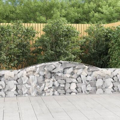 Cestas de gaviones arqueadas 20 uds vidaXL - Decoración de jardín Cestas de gaviones arqueadas 20 uds vidaXL - Decoración de jardín