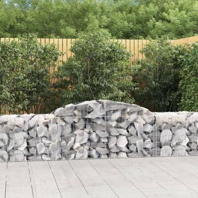 vidaXL Cestas de gaviones Arco 25 uds - Muros decorativos vidaXL Cestas de gaviones Arco 25 uds - Muros decorativos