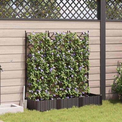 Vidaxl Macetero de Jardín - Moderno Tejido Resistente 3 piezas Vidaxl Macetero de Jardín - Moderno Tejido Resistente 3 piezas