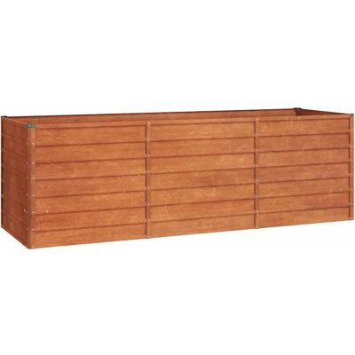Cama Elevada de Jardín de Acero Oxidado 240x80x77 cm - Cama Elevada Cama Elevada de Jardín de Acero Oxidado 240x80x77 cm - Cama Elevada