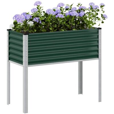 Jardinera De Acero Verde 100x45x90 Cm Vidaxl Jardinera De Acero Verde 100x45x90 Cm Vidaxl