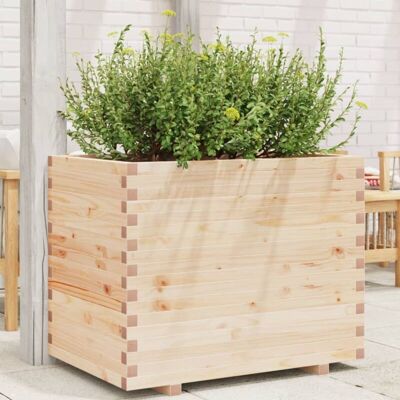 vidaXL Fioriera de Madera Maciza de Pino - 90x60x72 cm vidaXL Fioriera de Madera Maciza de Pino - 90x60x72 cm