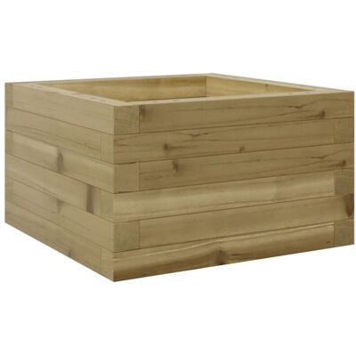 Jardinera de madera de pino impregnada 40x40x23 cm - vidaXL Jardinera de madera de pino impregnada 40x40x23 cm - vidaXL