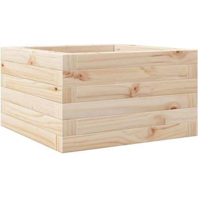 vidaXL Kvetináč 40x40x23 cm MAssívne borovicové drevo - Maceta de Jardín vidaXL Kvetináč 40x40x23 cm MAssívne borovicové drevo - Maceta de Jardín