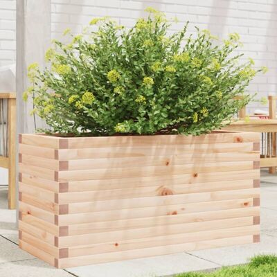 Jardinera de pino macizo vidaXL - 90x40x45.5 cm Jardinera de pino macizo vidaXL - 90x40x45.5 cm
