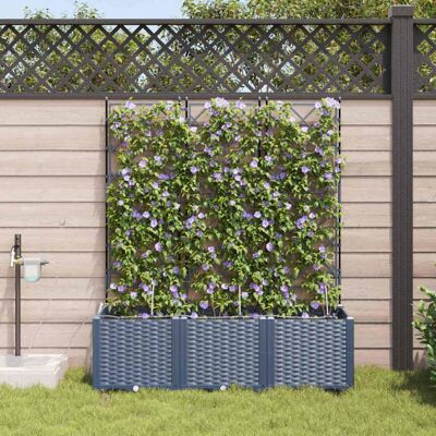 Conjunto de jardineras Vidaxl - 3 piezas con sistema de riego Conjunto de jardineras Vidaxl - 3 piezas con sistema de riego