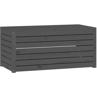 HELLOSHOP26 - Caja de Jardín 101x50.5x46.5cm Madera de Pino Rústica - Almacenamiento de Jardín HELLOSHOP26 - Caja de Jardín 101x50.5x46.5cm Madera de Pino Rústica - Almacenamiento de Jardín