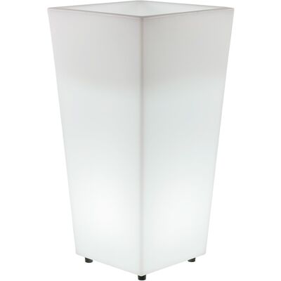 Maceta rectangular de 50cm con luz LED - Interior/Exterior Maceta rectangular de 50cm con luz LED - Interior/Exterior