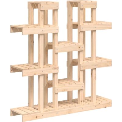 HELLOSHOP26 Soporte Para Plantas De Madera Maciza De Pino 104,5 X 25 X 109,5 Cm Estable Diseño Rústico Ideal Para Salón O Jardín 020048467 HELLOSHOP26 Soporte Para Plantas De Madera Maciza De Pino 104,5 X 25 X 109,5 Cm Estable Diseño Rústico Ideal Para Salón O Jardín 020048467