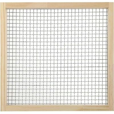 SIOKS Tamiz Manual Multiusos De Acero Inoxidable Para Jardín, Colador Para Compost, Tierra Para Macetas, Arena, Guijarros Y Tierra - Abertura: 3 Mm × 3 Mm SIOKS Tamiz Manual Multiusos De Acero Inoxidable Para Jardín, Colador Para Compost, Tierra Para Macetas, Arena, Guijarros Y Tierra - Abertura: 3 Mm × 3 Mm