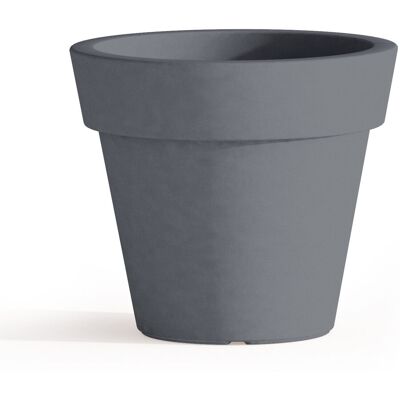 MONACIS - Jarrón de polímero Gemma gris - ø 110 cm - h 95 cm - Maceta MONACIS - Jarrón de polímero Gemma gris - ø 110 cm - h 95 cm - Maceta