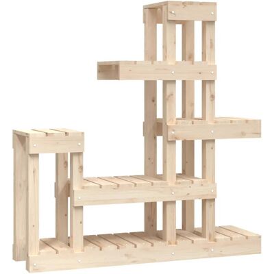 HELLOSHOP26 Soporte Para Plantas De Madera Maciza De Estilo Rústico Para Jardín O Patio 92 X 25 X 97 Cm Fabricado En Madera De Pino Natural 020048471 HELLOSHOP26 Soporte Para Plantas De Madera Maciza De Estilo Rústico Para Jardín O Patio 92 X 25 X 97 Cm Fabricado En Madera De Pino Natural 020048471