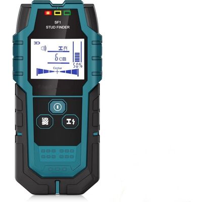 ABYSSE – Detector Digital De Obras 4 En 1 – Escáner De Pared Para Metal, Madera Y Cables De Ca – Pantalla Lcd Grande – Alarma Sonora Y Visual ABYSSE – Detector Digital De Obras 4 En 1 – Escáner De Pared Para Metal, Madera Y Cables De Ca – Pantalla Lcd Grande – Alarma Sonora Y Visual
