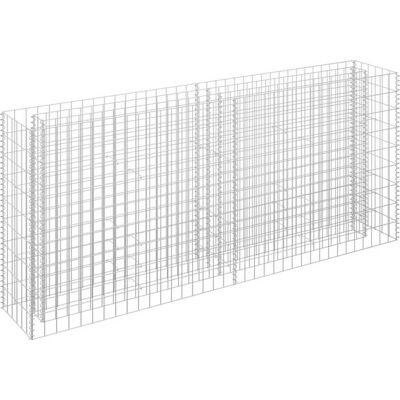 vidaXL Jardín de gaviones en acero galvanizado - Jardín de estilo vidaXL Jardín de gaviones en acero galvanizado - Jardín de estilo