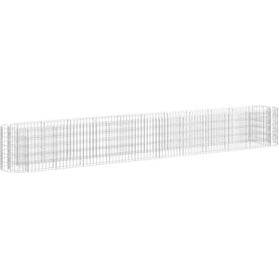 Cama de Jardín de Hierro Galvanizado - 400x50x50 cm - Borde Resistente Cama de Jardín de Hierro Galvanizado - 400x50x50 cm - Borde Resistente