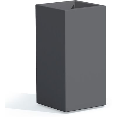 Idralite - Maceta Cuadrada De Resina H 80 Mod. Cube Top 40x40 Gris Idralite - Maceta Cuadrada De Resina H 80 Mod. Cube Top 40x40 Gris
