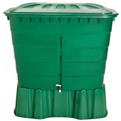 Depósito cuadrado de agua de polipropileno 500 l - Recolección de agua de lluvia Depósito cuadrado de agua de polipropileno 500 l - Recolección de agua de lluvia