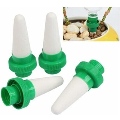 OEM 4 Piezas, Distribuidor Automático De Riego Para Plantas, Cabezal De Cono De Cerámica, Riego Por Goteo Con Pico Para Planta, Jardín, Interior Y Flores - Fei Yu OEM 4 Piezas, Distribuidor Automático De Riego Para Plantas, Cabezal De Cono De Cerámica, Riego Por Goteo Con Pico Para Planta, Jardín, Interior Y Flores - Fei Yu