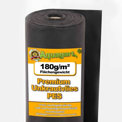 AQUAGART Tela Antihierbas 50m² - Resistente UV, Permeable, 180g/m² AQUAGART Tela Antihierbas 50m² - Resistente UV, Permeable, 180g/m²