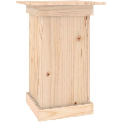 soporte para plantas vidaXL 40x40x60 cm Madera de pino maciza Marrón - Soporte para flores soporte para plantas vidaXL 40x40x60 cm Madera de pino maciza Marrón - Soporte para flores