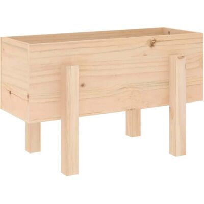 HELLOSHOP26 Macetero Rectangular Decorativo Para Exteriores 62 X 30 X 38 Cm Fabricado En Madera Maciza De Pino 020048495 HELLOSHOP26 Macetero Rectangular Decorativo Para Exteriores 62 X 30 X 38 Cm Fabricado En Madera Maciza De Pino 020048495