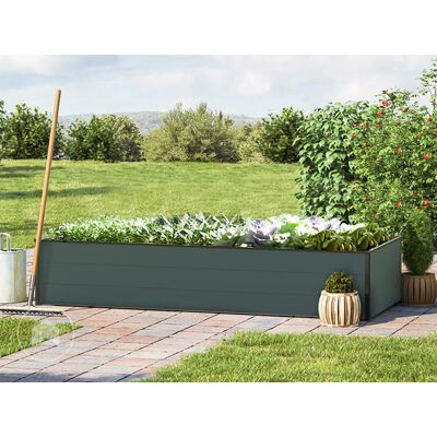 Cama de jardín elevada de aluminio GFP - 1.95m Antracita Cama de jardín elevada de aluminio GFP - 1.95m Antracita