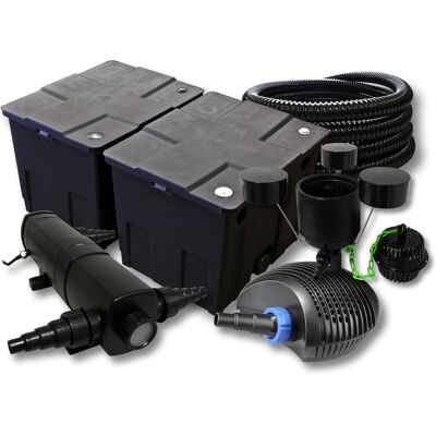 WILTEC Sunsun Kit Filtro Estanque 60000l 24w Clarificador 40w Bajo Consumo Tipo Bomba 25m Manguera Skimmer WILTEC Sunsun Kit Filtro Estanque 60000l 24w Clarificador 40w Bajo Consumo Tipo Bomba 25m Manguera Skimmer