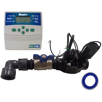 Sistema de riego automático Rain Bird - 1 zona - ELC401 y electroválvula Sistema de riego automático Rain Bird - 1 zona - ELC401 y electroválvula