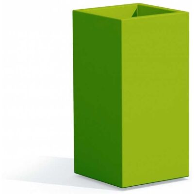 Idralite - Maceta Cuadrada De Resina H 80 Mod. Cube Top 40x40 Verde Idralite - Maceta Cuadrada De Resina H 80 Mod. Cube Top 40x40 Verde