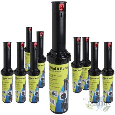 Toro Aspersor Mini8 ajustable de turbina Pack 10 Toro Aspersor Mini8 ajustable de turbina Pack 10