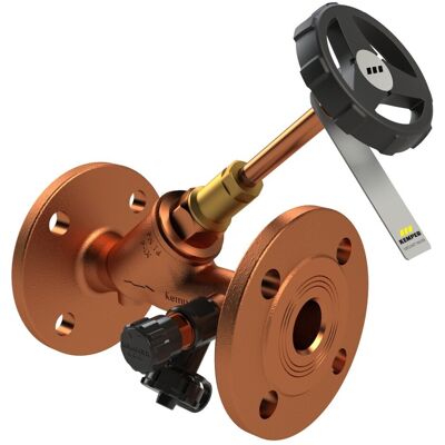 Kemper Válvula De Corte De Asiento Inclinado, Con Válvula De Vaciado, Conexión Embridada, Figura 135 02, Dn 32, 1350203200 Kemper Válvula De Corte De Asiento Inclinado, Con Válvula De Vaciado, Conexión Embridada, Figura 135 02, Dn 32, 1350203200
