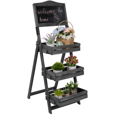 Unho Estanteria Escalera Con Pizarra Soporte Para Frutas Plantas De Madera 102 X 104 X 25 Cm Unho Estanteria Escalera Con Pizarra Soporte Para Frutas Plantas De Madera 102 X 104 X 25 Cm