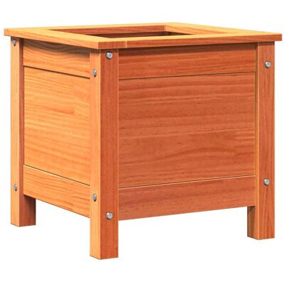 HELLOSHOP26 Jardinera Rectangular De Exterior Estilo Clásico Jardín 40 X 40 X 39 Cm Pino Macizo Acabado En Cera Marrón 020058389 HELLOSHOP26 Jardinera Rectangular De Exterior Estilo Clásico Jardín 40 X 40 X 39 Cm Pino Macizo Acabado En Cera Marrón 020058389