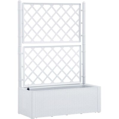 Helloshop26 Cama de jardín - Soporte para plantas trepadoras - Resistente a los rayos UV - Capacidad 90L - Interior y exterior Helloshop26 Cama de jardín - Soporte para plantas trepadoras - Resistente a los rayos UV - Capacidad 90L - Interior y exterior
