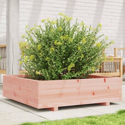 vidaXL Fioriera de jardín 90x90x26,5 cm Madera Maciza de Pino Douglas - Macetero vidaXL Fioriera de jardín 90x90x26,5 cm Madera Maciza de Pino Douglas - Macetero