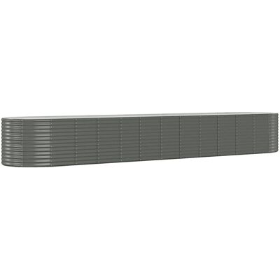 HELLOSHOP26 Jardinera Bancal Elevado Plantas Flores Terraza Jardín Acero Con Recubrimiento En Polvo 507 X 100 X 68 Cm Gris 020039662 HELLOSHOP26 Jardinera Bancal Elevado Plantas Flores Terraza Jardín Acero Con Recubrimiento En Polvo 507 X 100 X 68 Cm Gris 020039662