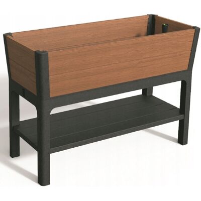 SHUMEE Maceta Elevada Para Jardín Keter Pro 255161, Color Marrón, 1 Unidad. SHUMEE Maceta Elevada Para Jardín Keter Pro 255161, Color Marrón, 1 Unidad.