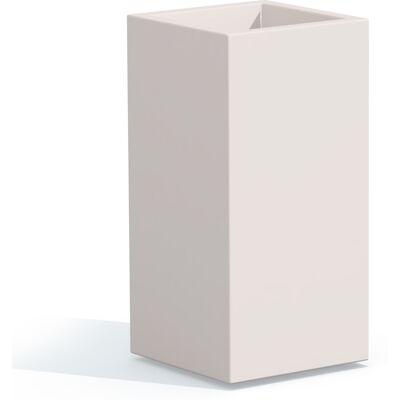 Idralite - Maceta Cuadrada De Resina H 80 Mod. Cube Top 40x40 Blanco Idralite - Maceta Cuadrada De Resina H 80 Mod. Cube Top 40x40 Blanco