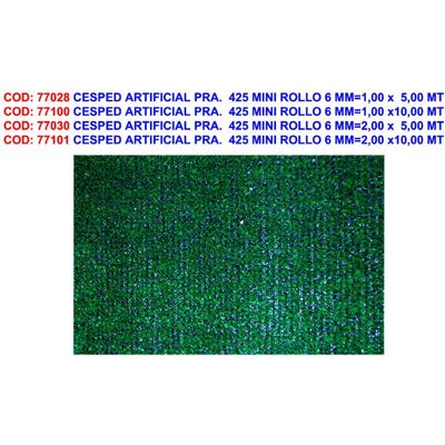 EDM Césped Artificial F.s. Pra. 425 Mini Rollo 6 Mm - 1,00 X 10,00 M EDM Césped Artificial F.s. Pra. 425 Mini Rollo 6 Mm - 1,00 X 10,00 M