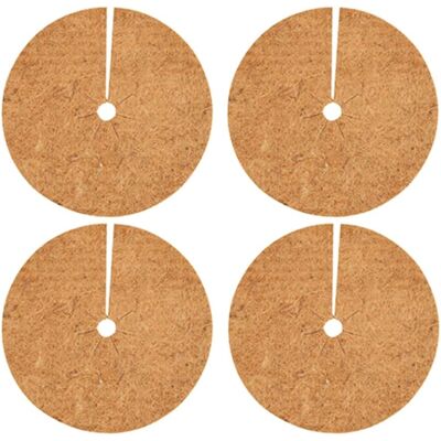 WUIPEO Juego De 4 Esteras De Mantillo De Coco Para Árboles, Esteras Resistentes De Mantillo De Coco Para Plantas Que Reducen La Pérdida De Agua (40 Cm) WUIPEO Juego De 4 Esteras De Mantillo De Coco Para Árboles, Esteras Resistentes De Mantillo De Coco Para Plantas Que Reducen La Pérdida De Agua (40 Cm)