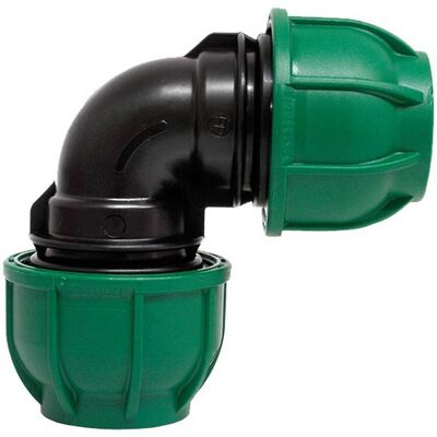 IRRITEC Ángulo a 90° Verde - Conector para riego IRRITEC Ángulo a 90° Verde - Conector para riego