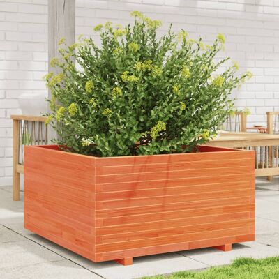 Jardinera madera maciza de pino marrón cera 90x90x49,5 cm vidaXL - Jardinera Jardinera madera maciza de pino marrón cera 90x90x49,5 cm vidaXL - Jardinera