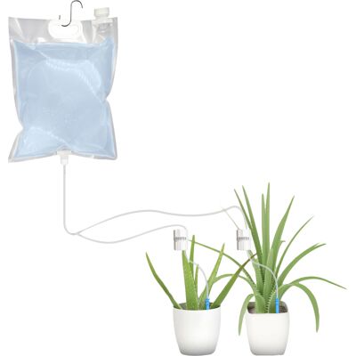 OEM Aspersor Automático De 6,5 Litros Para Plantas En Maceta, De Difusión Lenta Y Doble, Con Estaca Para El Suelo, Para Plantas De Interior Y Jardín. OEM Aspersor Automático De 6,5 Litros Para Plantas En Maceta, De Difusión Lenta Y Doble, Con Estaca Para El Suelo, Para Plantas De Interior Y Jardín.