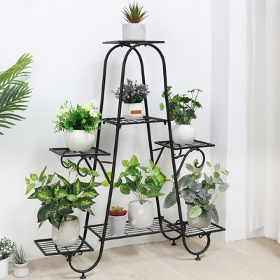 Unho Soporte Para Plantas De Hierro Estantería Para Macetas Metalica 86 X 22 X 100cm Unho Soporte Para Plantas De Hierro Estantería Para Macetas Metalica 86 X 22 X 100cm